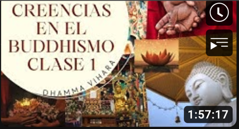 Introducción a las creencias en el buddhismo