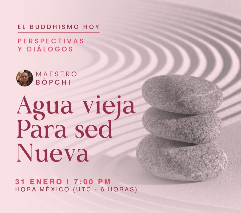 Cartel: Agua vieja para sed nueva