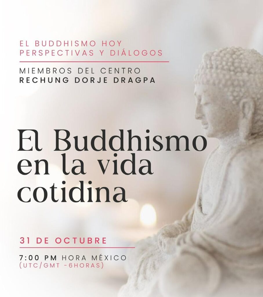 Cartel: El Buddhismo en la vida cotidiana