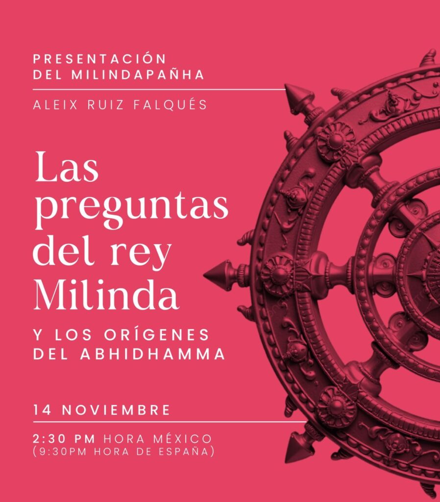 Cartel: Las preguntas del rey Milinda y los orígenes del Abhidhamma